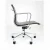 Import black leather middle back ribbed office chair from China