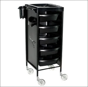 Black salon trolley cheap price for sale hairdressing trolley HB-G192-G1