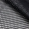 Black thick polyester heavy duty chair back support mesh netting fabric