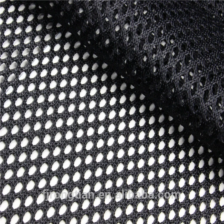 Buy Black Thick Polyester Heavy Duty Chair Back Support Mesh Netting Fabric  from Fuzhou RongTian Textile Co., Ltd., China