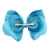 Import Blue Solid Ribbon Hair Bows 8 Inch Hairpin Baby Hair Accessories Big Hair Bow Girls clip from China