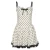 Import Bow Fashion Polka-Dot Ruffle Stitching Lace Halter Short Summer Dress from China