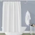 Import Brand Painted Plastic Bathroom Shower Curtain Durable Dirtyproof Bath Curtain from China