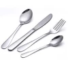 Brilliant Custom Metal Stainless Steel Hotel 24pcs Cutlery Set with case