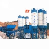 Bucket type HZS120 fixed large ready mixed cement mixer aggregate stabilized soil dry concrete mixing plant in china