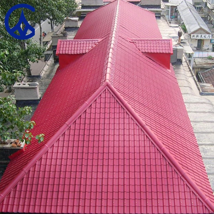 Building materials ASA Synthetic Resin plastic pvc roof tile Corrugated Plastic Roof Tile