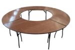 bulk multitude of settings banquet, schools, conference centers and home wedding party plywood folding table S shape or