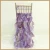 Import C009E Fancy curly willow ruffled organza banquet wedding chair covers from China
