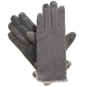 C452 Women Stretch Fleece Touchscreen Texting Cold Weather Gloves Warm Soft Lining Wholesale Fleece Gloves