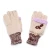 Import Camel Autumn Winter Kids Boys Girls Fashion Acrylic Knit Glove With Embroidery Words Mitten Half-finger Knit Glove from China