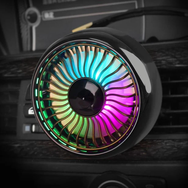 Car Air Freshener Mini Fan Cooling Cute Lady Auto Air Vent Clip Outlet Aromatherapy Car-styling Interior In Auto Accessories