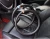 Import Carbon fiber embroidery logo black steering wheel cover from China