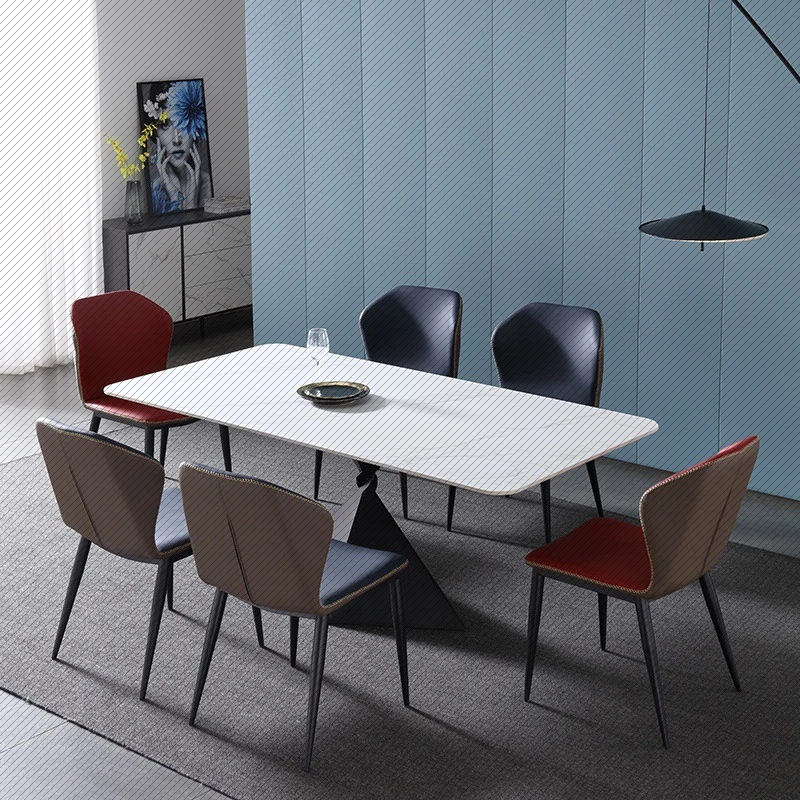 Carbon steel metal dining table