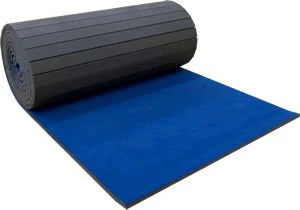 Carpet Grappling Rolling Mat Flexible Roll Out Tatami Judo Wrestling Mat