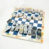 Carton chess game, wooden chess, chess pieces