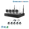 CCTV NVR Camera Kits Plug &amp; Play 4CH 2MP Tuya Smart WiFi Camera Kits
