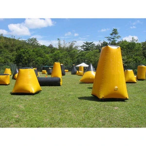 Cheap Commercial Inflatable Paintball Obstacle Bunkers Arena Field