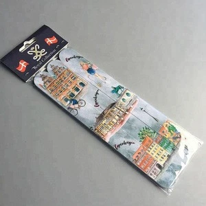 Cheap disposable custom printed wooden nail file with paper header card