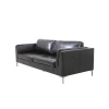 Cheap Furniture Black Leather Office Room Sofa Design, Modern Office Couch