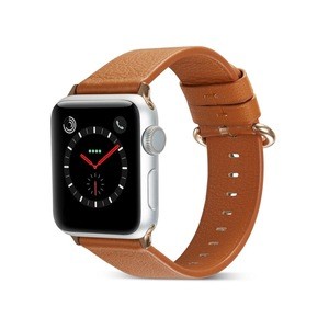 Cheap Lady Slim Wide Leather Cuff Watch Bands for Smart Watch Strap Watch Wristband Bracelet Accessories 38mm 42mm