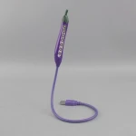 Cheap oem USB innovative Ultra thin Vegetable eggplant LED light flexible gadget