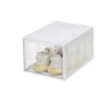 cheap plastic shoe boxes dustproof finishing shoe storage box large shoe box Storage