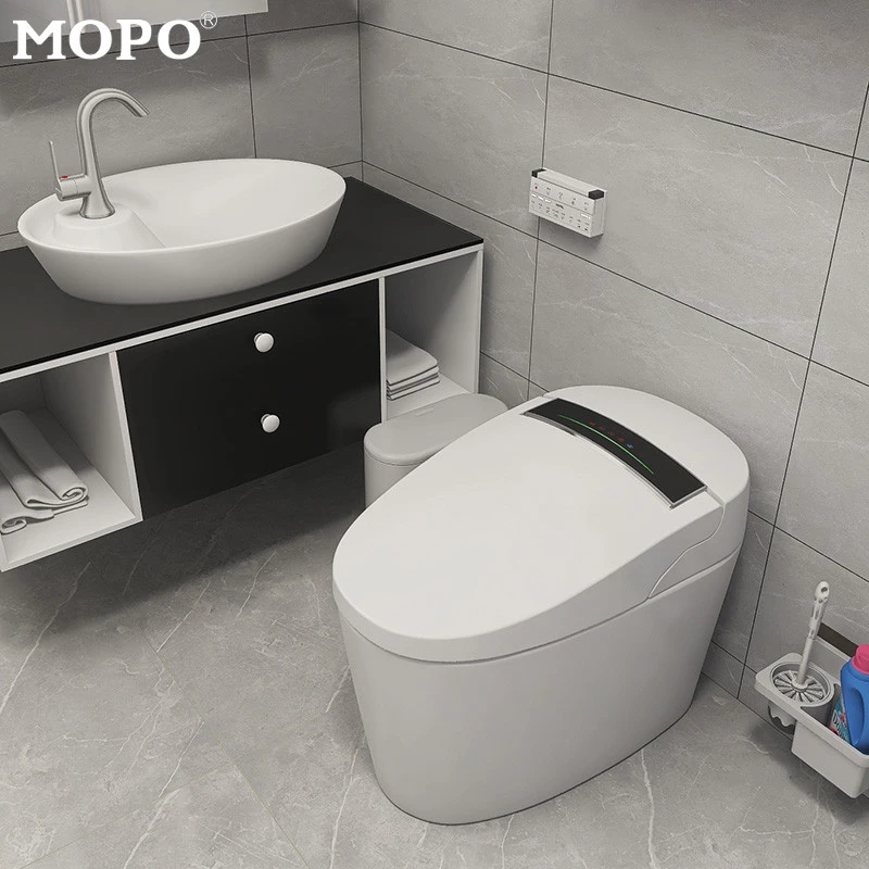 Cheap Prices Elegant Design Ceramic Smart Bidet Toilet Seat One Piece Chinese Girl Intelligent Toilet