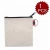 Import Cheap Small Square DIY Natural Pouch Canvas Coin Purses with Red Zipper from China