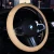 Import Checks And Stripes Pattern Leather Steering Wheel Cover from China