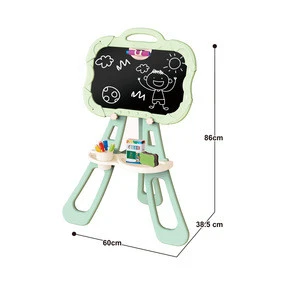 Children&#39;s art double-sided magnetic erasable drawing board writing board toy set