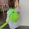 Children&#x27;s animal anti-lost traction rope school bag cartoon cute  eggshell lightening shoulder backpack