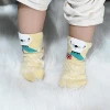 China custom breathable cute logo funny cotton 3D animal baby socks for kids gift