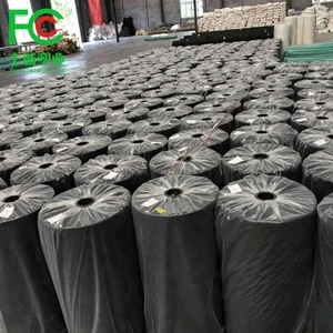 China factory supply high quality black Weed Barrier mat Degradable Ground Cover Anti nonwoven weed fabric