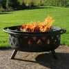 china foshan customized ODM OEM metal portable outdoor fire pit Chimenea with storage for wood
