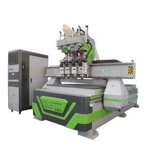 China High Speed Woodworking Machinery/wood CNC Router 1325 Price With 4 Spindles