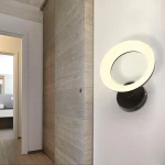 China import export wall lamps LED Round shape sconce led vanity light fixtures