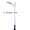 China manufacture antique Die-cast aluminum garden lighting pole light lamp post solar power energy street light pole