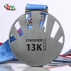 China manufacturer custom logo 3d metal medals running sports marathon medal