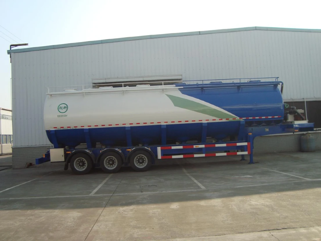 China professional manufacture pneumatic bulk feed semi-truck trailer tractor