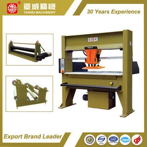 China Quality Made Moving Head Cutting Press Shoe Sole Making Machine