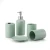 Import China supplier hotel multi-Colored round ceramic accessories bathroom set from China