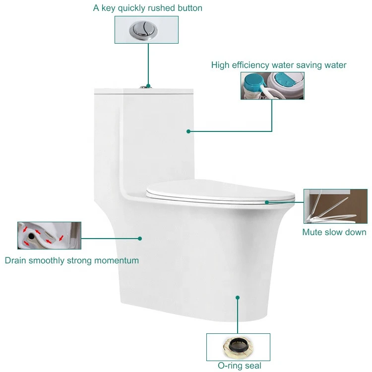 China supplier wholesalers bathroom ceramic toilets equipment one piece