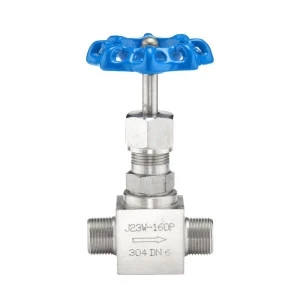 China Suppliers High Pressure 3000 PSI SS316 Vacuum Needle Valve Male Thread Needle Valve for Gas