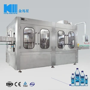 China zhangjiagang king machine co complete mineral water production filling machine plant / bottling line