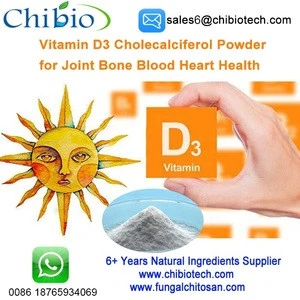 Cholecalciferol Vitamin D3 powder ingredient for insulin,blood and joint