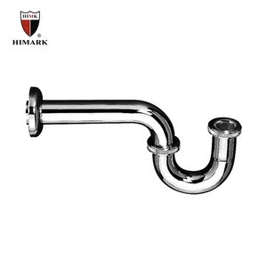 Chrome brass wash basin accessories plumbing trap