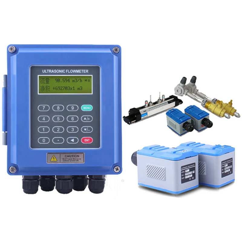 Clamp on Wall mounted ultrasonic water flow meter
