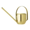 Classic Beautiful Gold Hammered New Design Cheap Wholesale Hotel Restaurant Home Metal watering Can/Pot for Garden