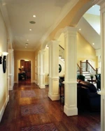 Classic Hand Carved White Stone Column Marble Square Pillar Design