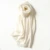 Import Classic Soft Shawl 100% Pure Cashmere Plain Knit Scarf with Natural Roll Edge from China